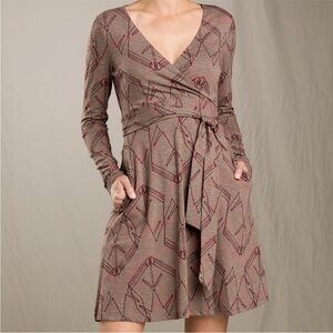 Faux Wrap Jersey (tencel/organic cotton) dress